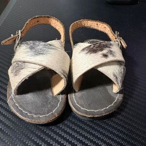 Black and Grey Sandals